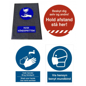 Skilte, klistermærker & måtter