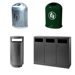 bica udendørs affaldssortering