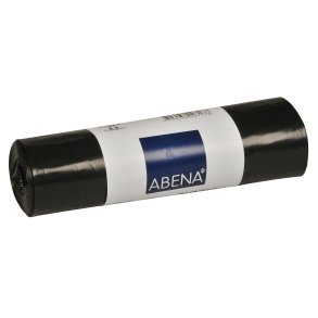 Sk, neutral, 100 l, sort, LDPE/recycle, 70x110cm 20 rl.