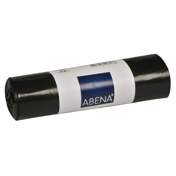 Sk, neutral, 100 l, sort, LDPE/recycle, 70x110cm 20 rl.