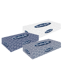 Serviet BulkySoft, ansigtsserviet 21x21 cm 2-lag Pop-up Hvid