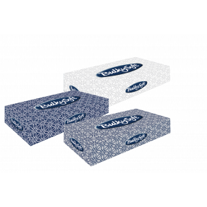 Serviet BulkySoft, ansigtsserviet 21x21 cm 2-lag Pop-up Hvid