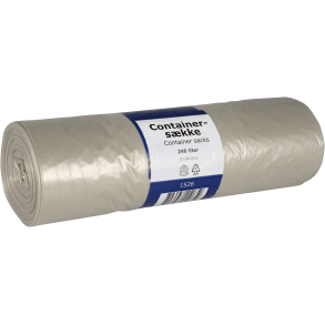 Containersk, 240 l, klar, LDPE/genanvendt, 124x151cm, 10rl