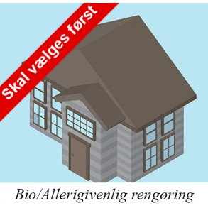 Grundpakke 126 til 200kvm - Bio/Allergivenlig Rengring