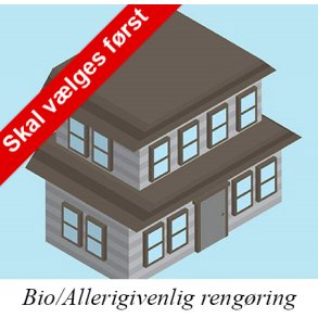 Grundpakke 201 til 250kvm - Bio/Allergivenlig Rengring