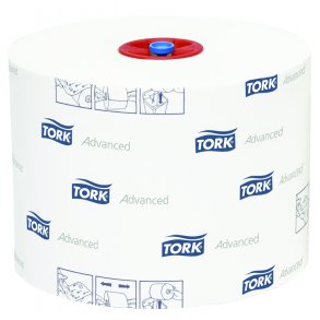 Toiletpapir Tork Advanced T6 Mid-size 2-lag 100 m Hvid