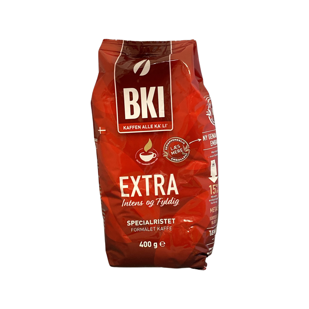 BKI Extra Kaffe 400 gr. restparti Outlet Cleanrooms ApS