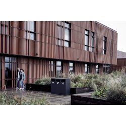 BICA Model 713 Affaldssortering 3x100 liter Sort antracit