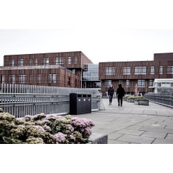 BICA Model 713 Affaldssortering 3x100 liter Sort antracit