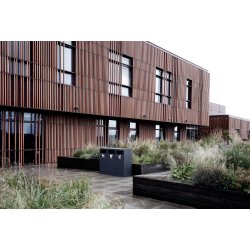 BICA Model 713 Affaldssortering 3x100 liter Sort antracit