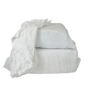 Bomuldsklude Luksus - 10kg - Hvide bomuldsklude fremstillet af kasserede tekstiler