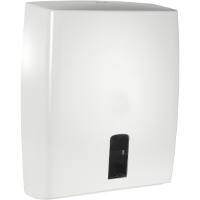 Dispenser, Classic Recycled, Midi, 12,5x31x39cm, hvid, plast, alle typer hndkldeark