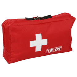 Frstehjlpstaske, OX-ON, 14,5x27x9,5cm, rd, ndbar