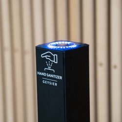 Geysier Dispenser upward spray, pakke inkl. batteri, oplader og skilt