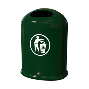 Model 5033 Affaldsbeholder udendrs 45 liter Grn