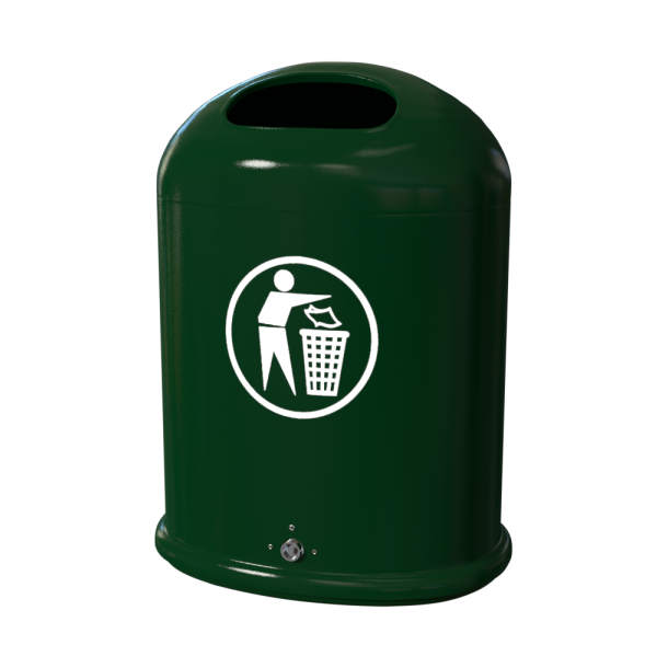 Model 5033 Affaldsbeholder udendrs 45 liter Grn