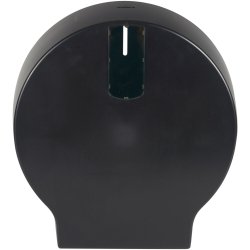 Dispenser, Classic Recycled, Midi, 12x34x36cm, 33,5cm, sort, plast, til midi jumboruller, restrullefunktion