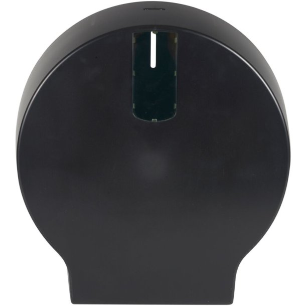 Dispenser, Classic Recycled, Midi, 12x34x36cm, 33,5cm, sort, plast, til midi jumboruller, restrullefunktion