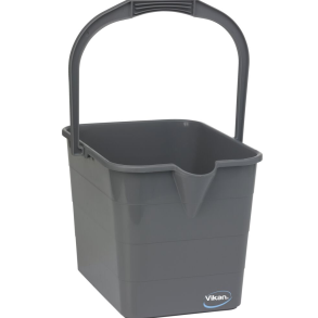 Moppespand, Vikan ErgoClean, Mery, 32x29x25cm, 15 l, gr�, PP, med h�ldetud