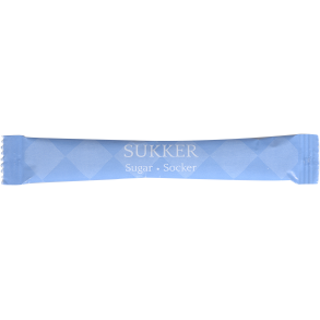 Sukker, i sticks, displayboks, 560 stk. x 4 g
