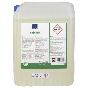 Tjvask, Puri-Line, 20 l, flydende, kulrt og hvidt, uden farve og parfume