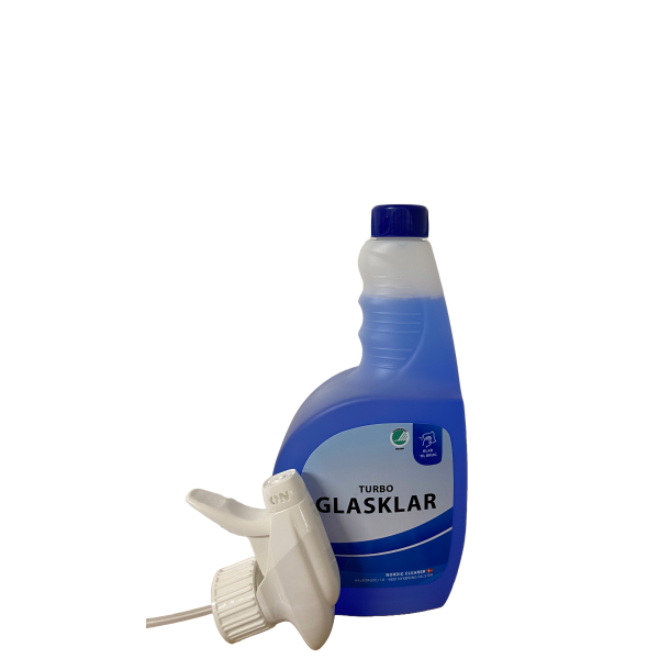 Turbo Glasklar - inkl. brusehoved ml - CleanRooms Swan Clean - 750 ml