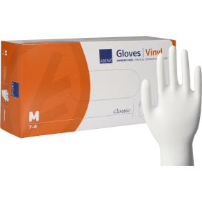 Handske, Classic, XL, klar, vinyl, pudderfri, 100 stk.