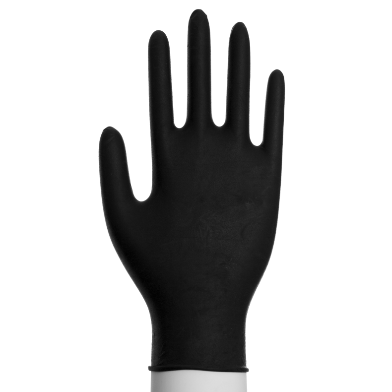 Undersgelseshandske, Classic Protect, L, sort, nitril, pudderfri, 200 stk.