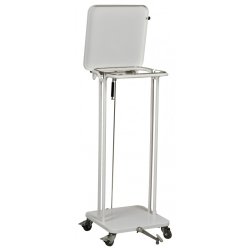 Affaldsstativ, Skko-Boy, 60 l, hvid m/lg og pedal