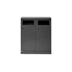 BICA Model 712 Affaldssortering 2x100 liter Sort antracit