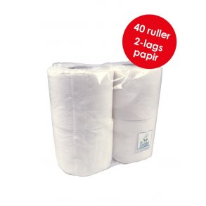 Toiletpapir Go clean hvid