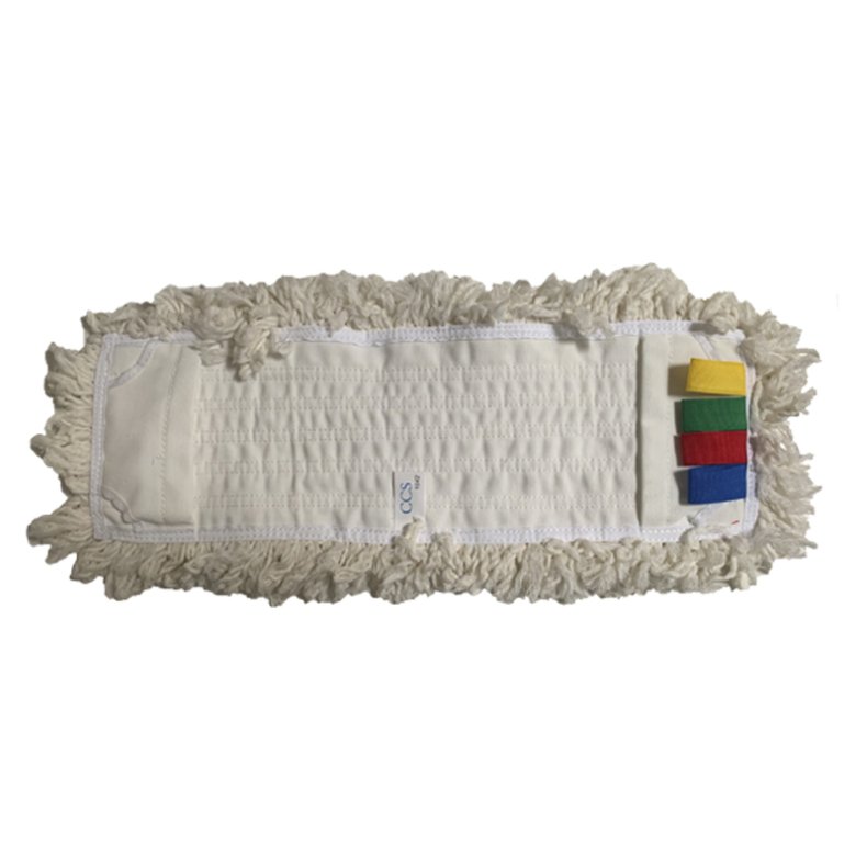 Moppe, bomuld, flad  40cm. med lommer. 1 stk.