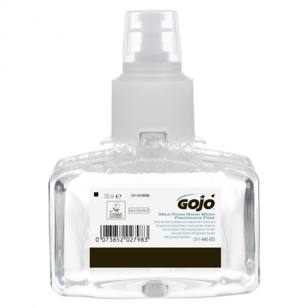 Skumsbe GOJO Mild til berringsfri GOJO LTX dispenser u/Farve/Parfume 700 ml