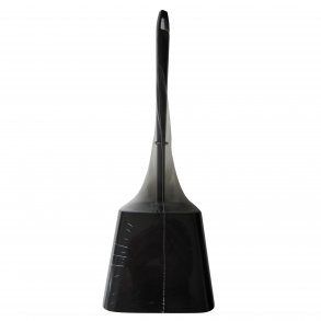 Toiletbrste med sort skl Sort skaft og brste