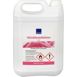 Hnddesinfektion, GEL 5000 ml, 85% ethanol, dunk uden pumpe