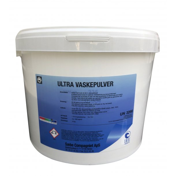melon support koncept Vaskepulver SC Ultra Til hvidt tøj 10 kg - Produkter til tøjvask -  Cleanrooms ApS