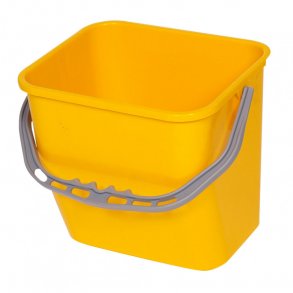 Inventarspand, Tina Trolleys, 31x24x27cm, 13 l, gul, med hank