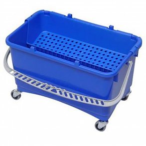 Spand 28 ltr 570x355x320 mm til Drypsystem Komplet med Rist/Hjul Bl