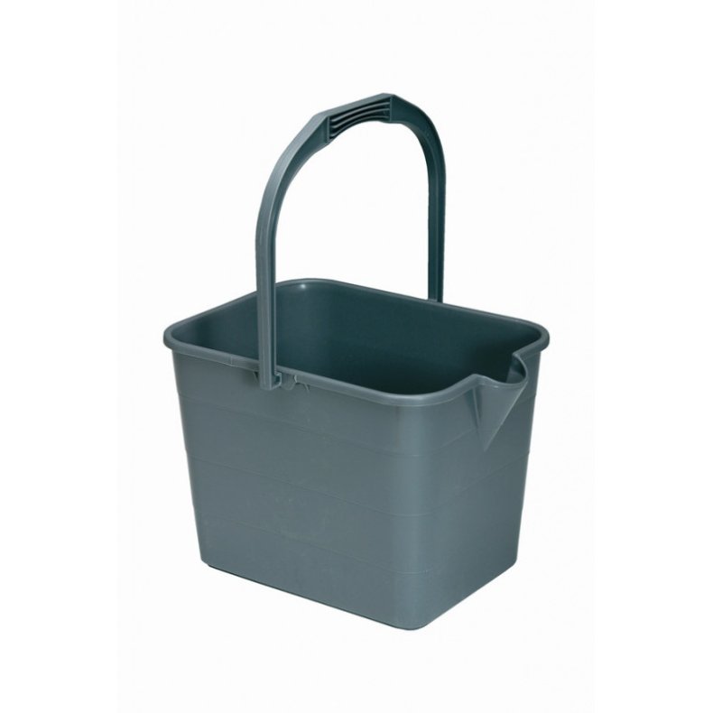 Spand Minimop Vikan 15 L gr firkantet
